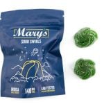 Mary's Medibles - Triple Strength Sour Swirls Indica (140MG)