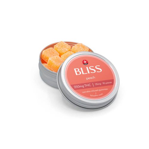 Bliss Edibles 250MG THC – Peach