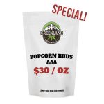 POPCORN BUDS AAA $30/oz PROMO! 1 DAY ONLY