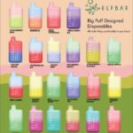 Elfbar 5000 puff Nicotine Disposable Vapes 2%(13ml)