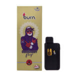 Burn Disposable Vapes – Grandaddy Purple (Indica) (3 Gram)