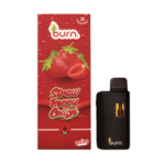 Burn Disposable Vapes – Strawberry Cough (Sativa) (3 Gram)