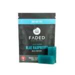 Faded Cannabis Co – Blue Raspberry Jelly Blocks 360mg