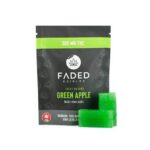 Faded Cannabis Co – Green Apple Jelly Blocks 360mg