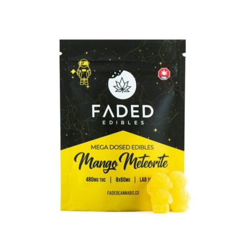 Faded Cannabis Co – Mango Meteorite – Mega Dosed Astros – 480mg