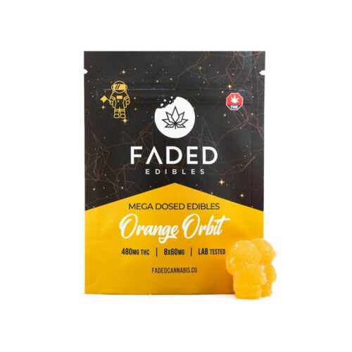 Faded Cannabis Co – Orange Orbit – Mega Dosed Astros – 480mg