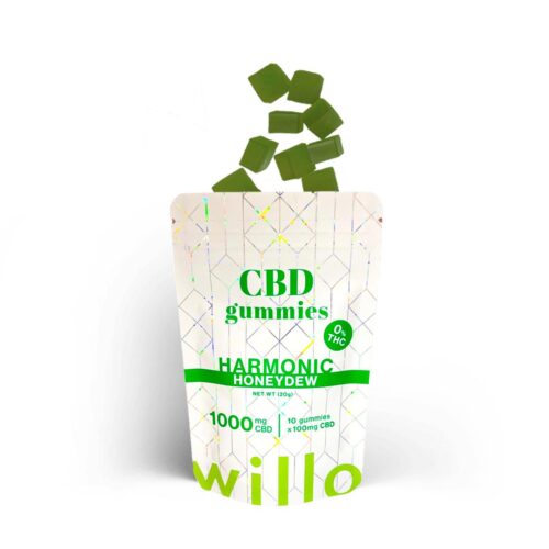Willo 1000mg CBD Honeydew Gummies