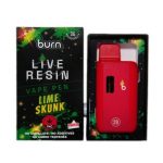 Burn Live Resin Disposable Vapes – Lime Skunk (Sativa) (2 Gram)