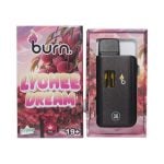 3 Gram Burn Disposable Vapes –  Lychee Dream (Hybrid) (3 Gram)