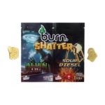 Burn Shatter 2 Grams, 2 Flavours – Alien OG + Sour Diesel (1G + 1G)