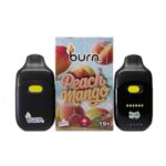 3 Gram Burn Disposable Vapes – Peach Mango (Indica) (3 Gram)